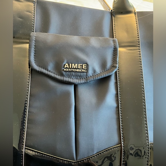 Aimee Kestenberg Navy and Black Tote Bag - Picture 4 of 14